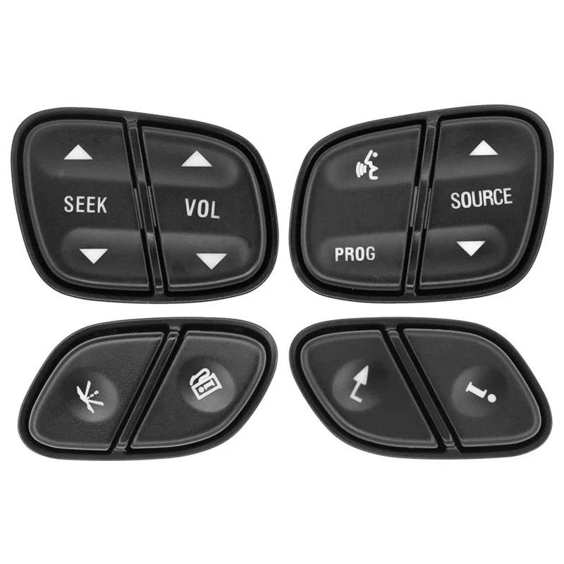 Car Steering Wheel Switch Control Buttons For Chevy Silverado 1500 GMC Yukon US 21997738 21997739 1999442 1999443