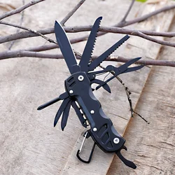 EDC BLOOutdoor Tool Couteau suisse, 12 couteaux, Couteau d'extérieur, Acier inoxydable, Pince pliante multifonctionnelle