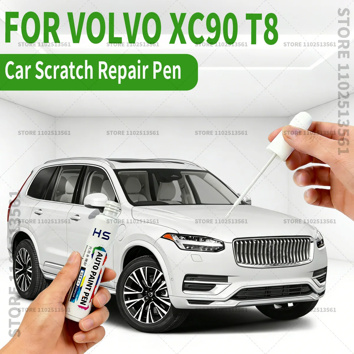 For 2014-2025 Volvo XC90 T8 Car Paint Repair Pen Paint Scratch Repair Accessories Gray Black 717 Blue White Silver Luminous Sand