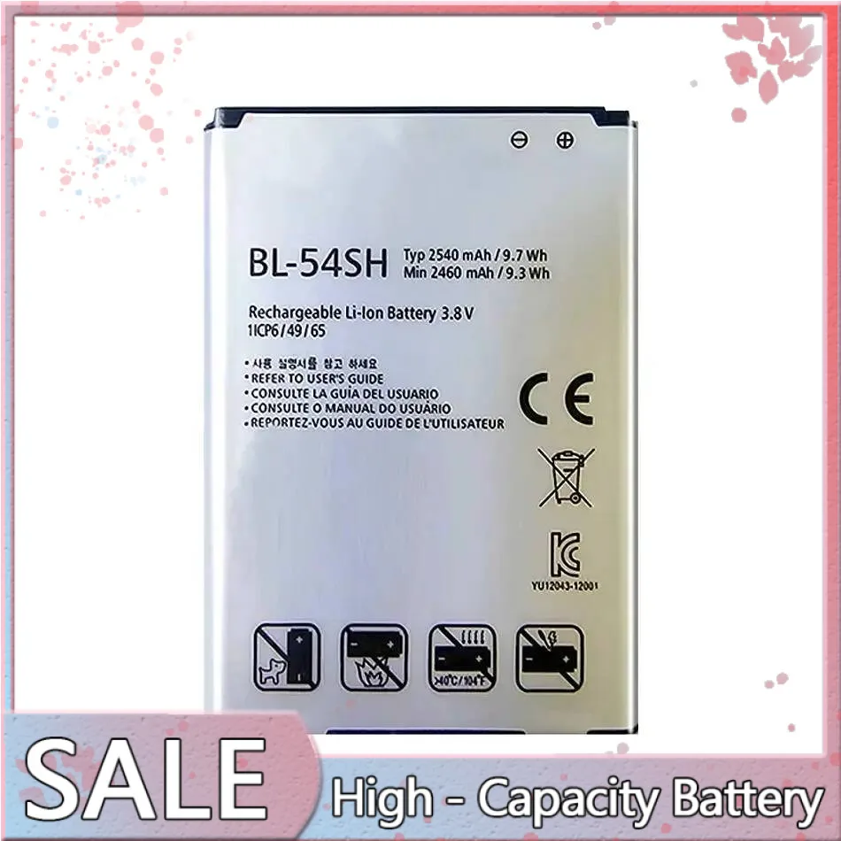 

Battery BL-54SH 2540mAh For LG Optimus G3 Beat Mini G3s G3c B2MINI D724 D725 D728 D729 D722 D22 F7 Lte Iii 3 F260 F260S F260K