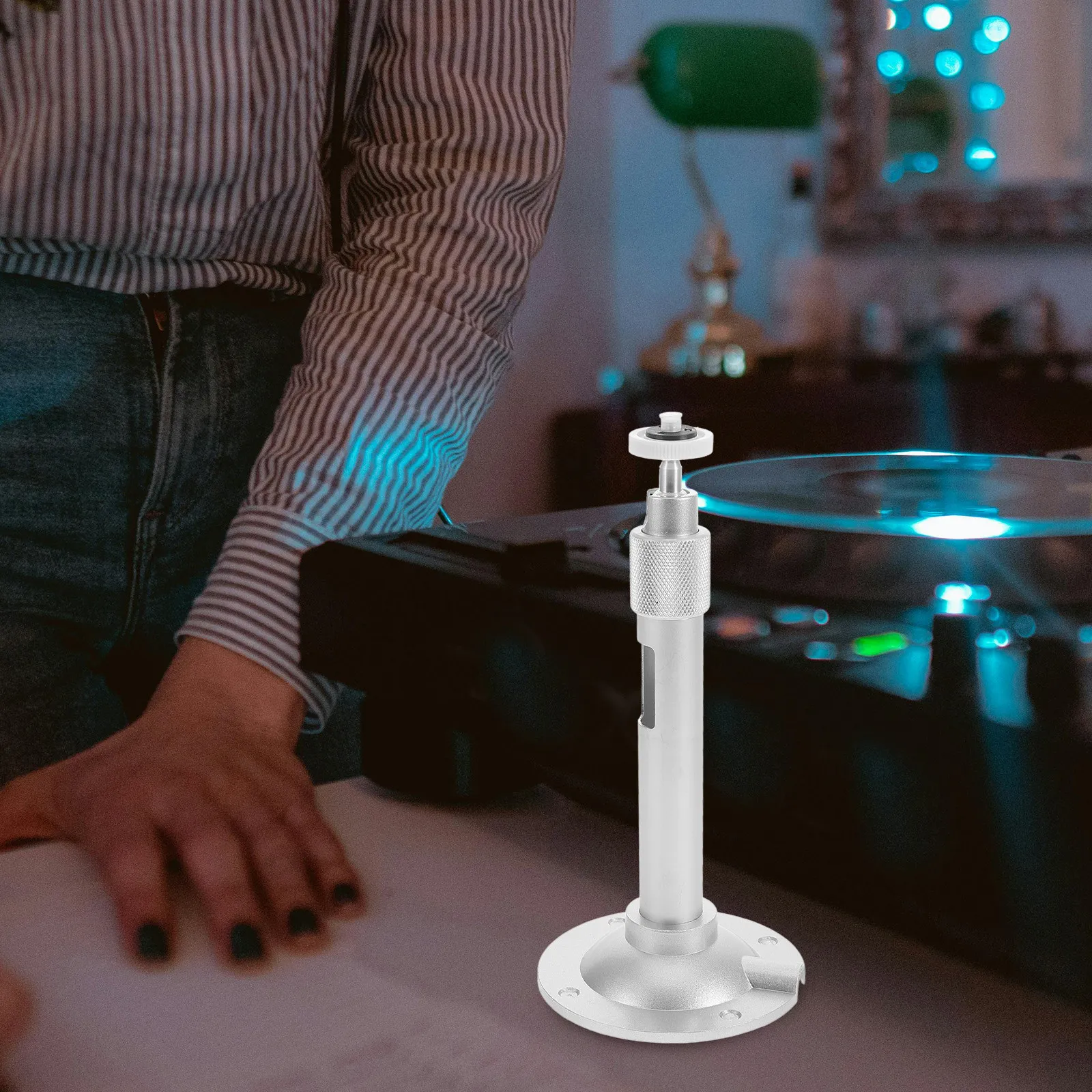 

Универсальный алюминиевый потолочный кронштейн для проектора, телескопический кронштейн, вращающийся на 360 градусов, мини-держатель для проектора, настенная подставка