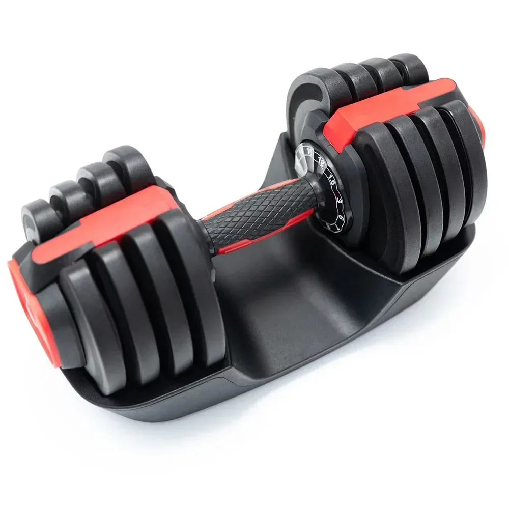 New Design Hot Selling Adjustable Dumbbell 18KG Dumbbell Free Weight Home Fitness Dumbbell