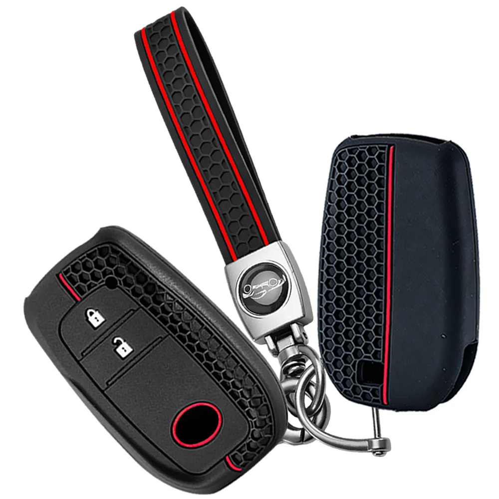Key Fob Case Keychain For Toyota Yaris Vios Corolla Camry RAV4 Prius Aqua Vitz Ractis Belta Wish Yaris X C-HR Levin High Quality