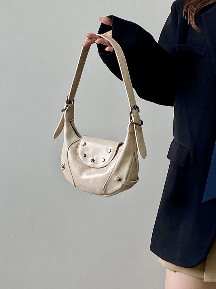 

2025 New Women's Niche-Designed Spring & Summer Versatile Saddle Bag - Girly Handheld, Shoulder & Crossbody Mini Bag