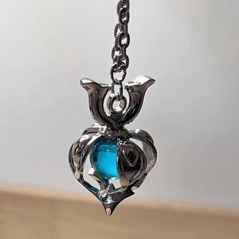 Game Wanderer Balladeer Cosplay Necklace Metal Choker Clavicle Chain Unisex Adult Pendant Hip Hop Jewelry Accessory