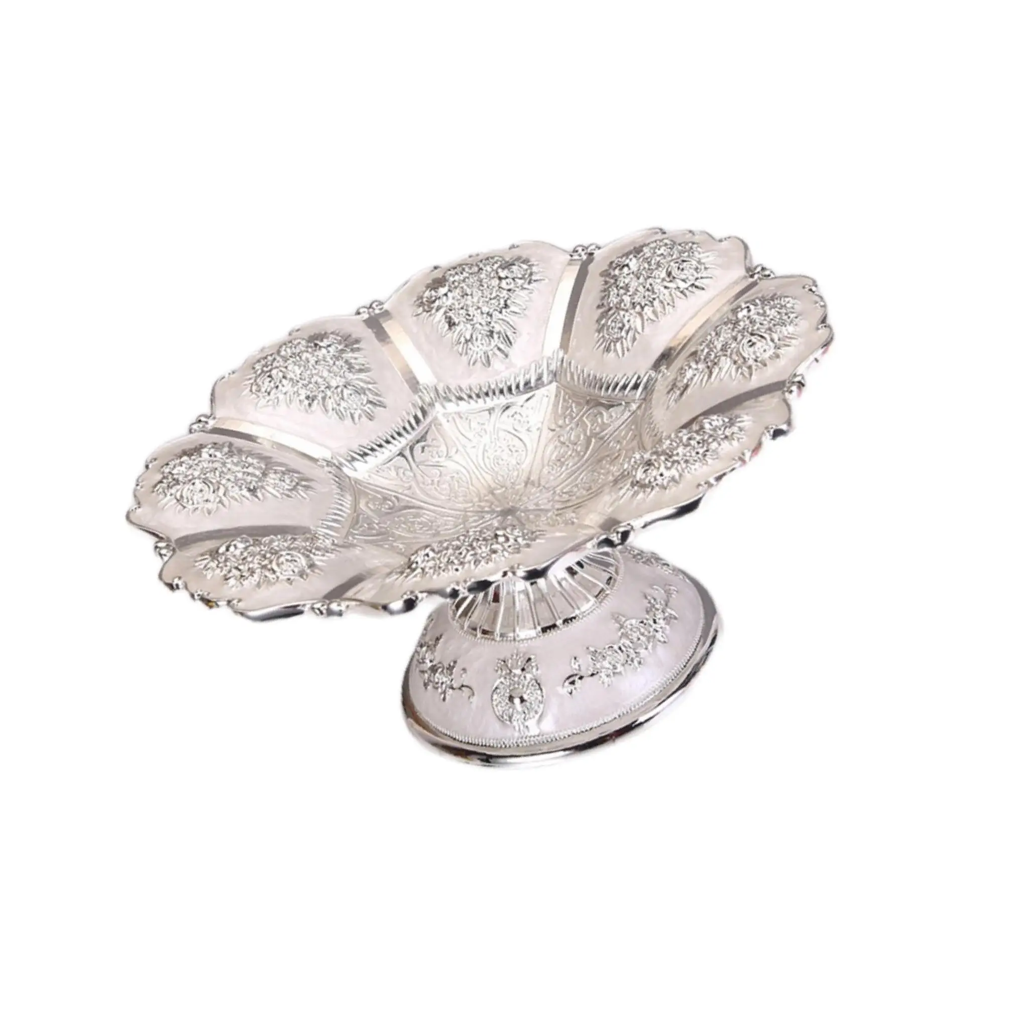 Splendido supporto per torta che serve modello in rilievo con base per la decorazione del barretta di caramelle