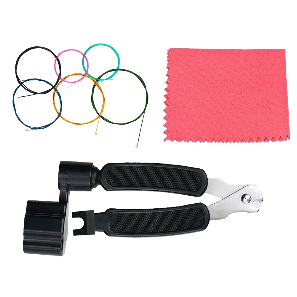 

1 Set Tool Kit Multifunctional Guitar Repair Tool String Cutter Winder Pin Puller For Electric Acoustic Guitars Banjos Bass