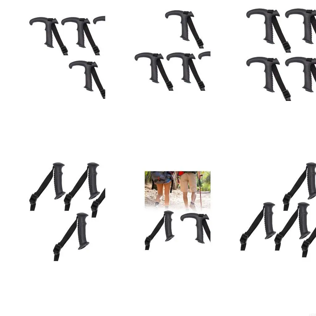 

4pcs Trekking Poles с ручкой для лазания ручка с ручкой ручной шерсти 157d