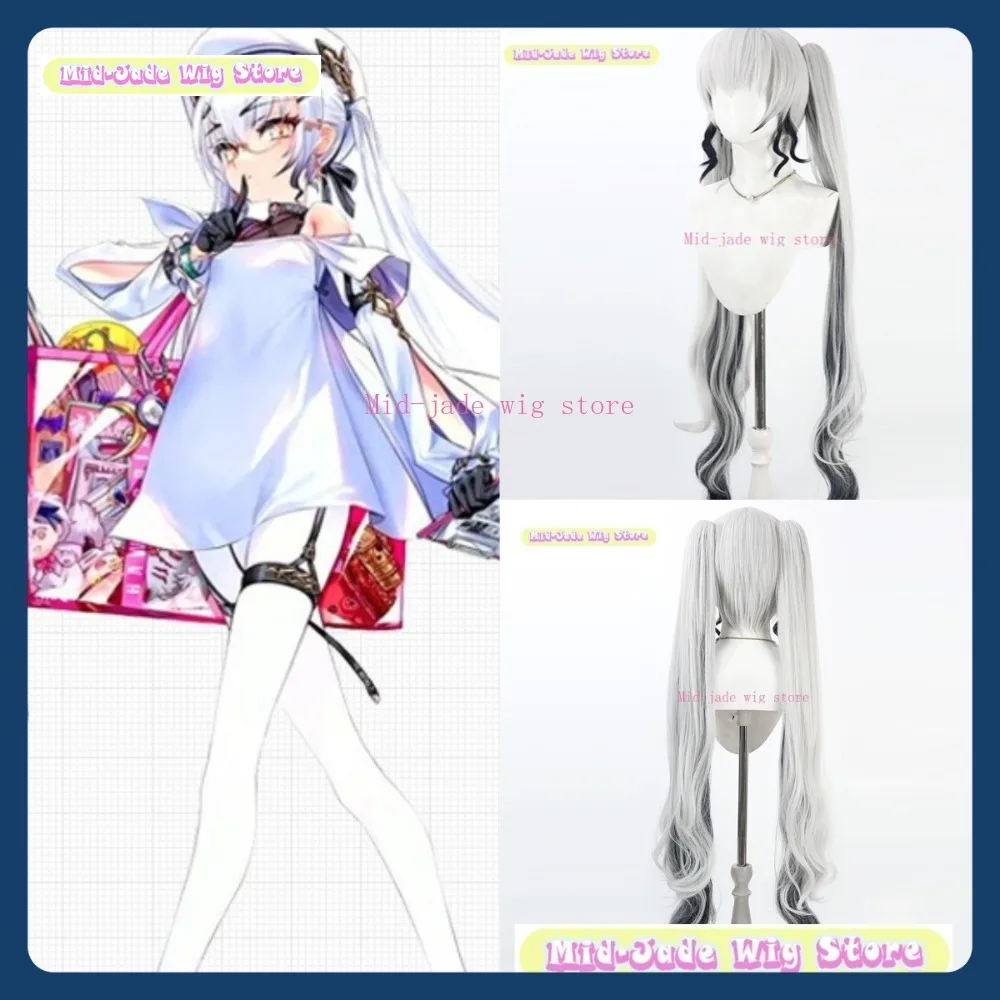 

Mid-jade Wig Store FGO Morgan Le Fay Cosplay Wig Anime Game Role Playing Synthetic Hair Halloween Party