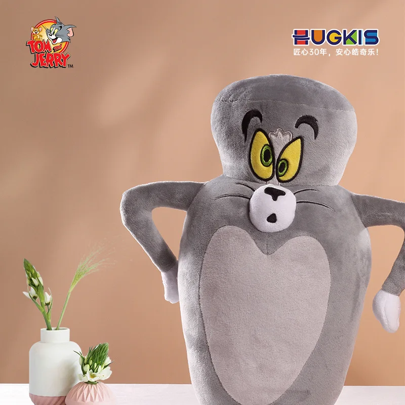 20-65cm Genuine Anime Tom and Jerry Plush Toy Transformation Kid Movie Series Cute Cartoon Stuffed Animal Soft Pillow Funny Gift