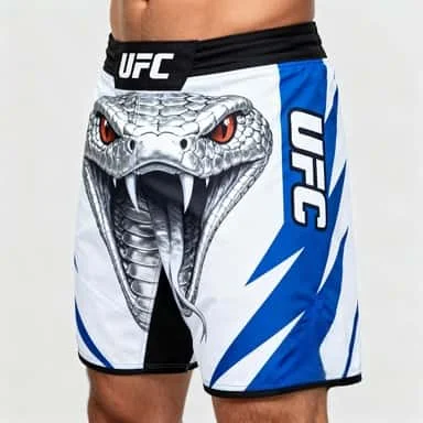 UFC جديد MMA القتال المنافسة الرياضية الأفعى الرجال والنساء التجفيف السريع ، امتصاص العرق وتنفس الملاكمة التدريب السراويل #1