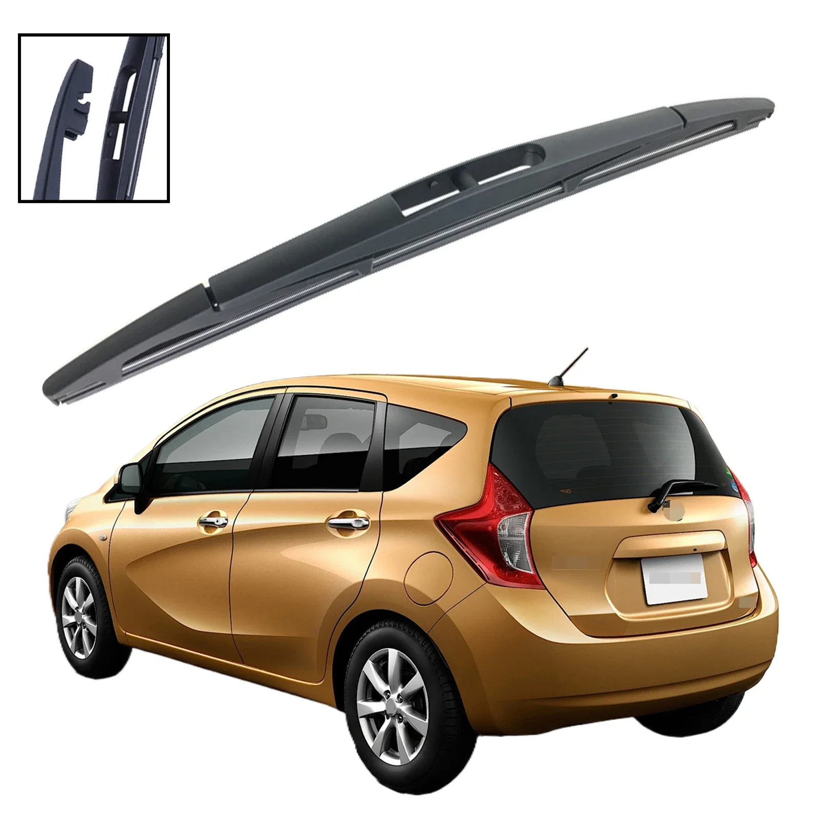 

12" Rear Windshield Windscreen Washer Wiper Blade For Nissan Note / Versa Note 2014-2019 Car Accessories Accsesories