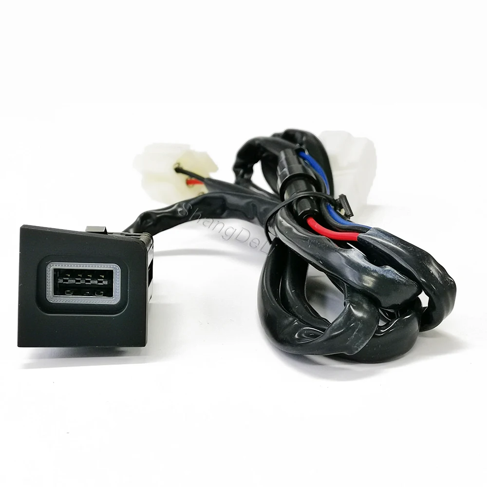 Auto-Ladegerät QC3.0 USB Schnellladegerät Steckdose Schnelles Telefonladegerät Netzteil für VW Passat B6 2006-2010 CC 2011 2012 Zubehör – Detail 4