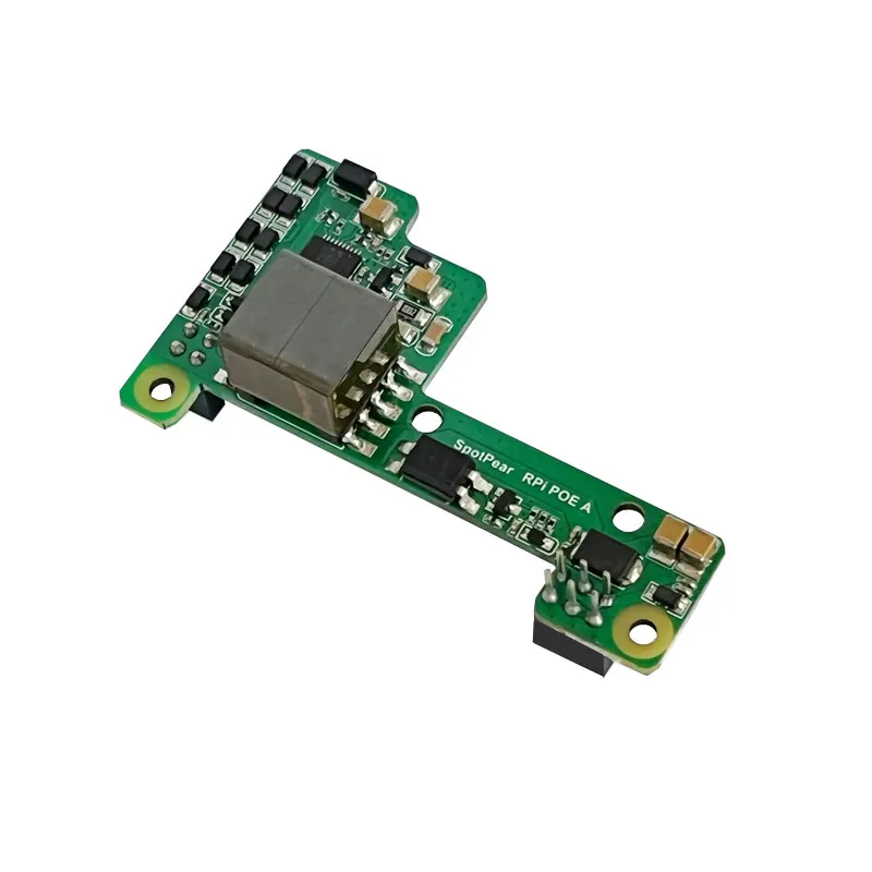 Raspberry Pi POE Ethernet power supply module expansion board can be connected to a fan, supports 802.3af, and supports 3B+/4B