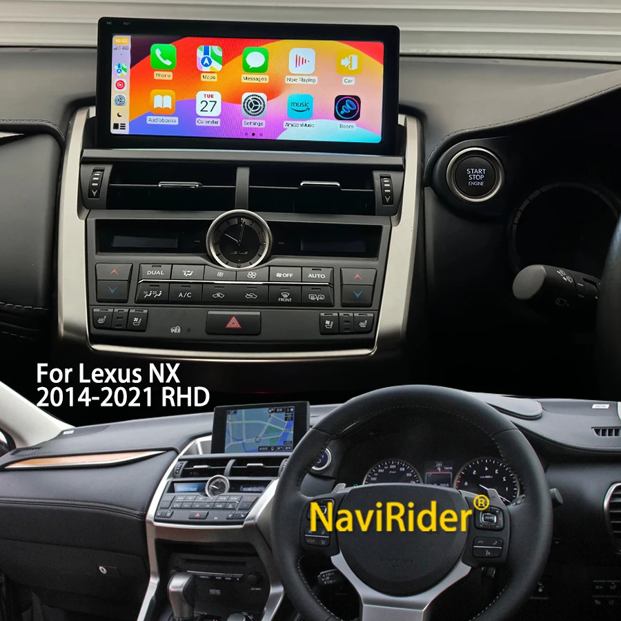 

10.25'' For 2014-2020 Lexus NX NX200 NX200T NX300h Android 14 CarPlay Qualcomm Reserved OEM Menu Car Radio Player For RHD Cars
