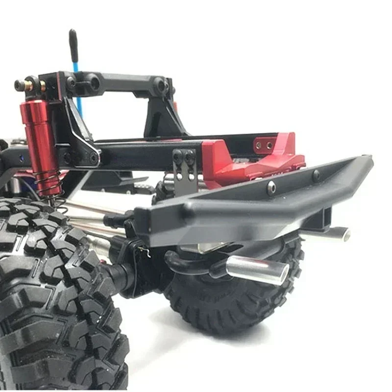 1/10 RC Auto Metalen Uitlaat Uitlaatpijp Uitlaat voor 1:10 Rock Crawler TRX4 Axiale SCX10 90046 RC4WD D90 Decoratie Onderdelen