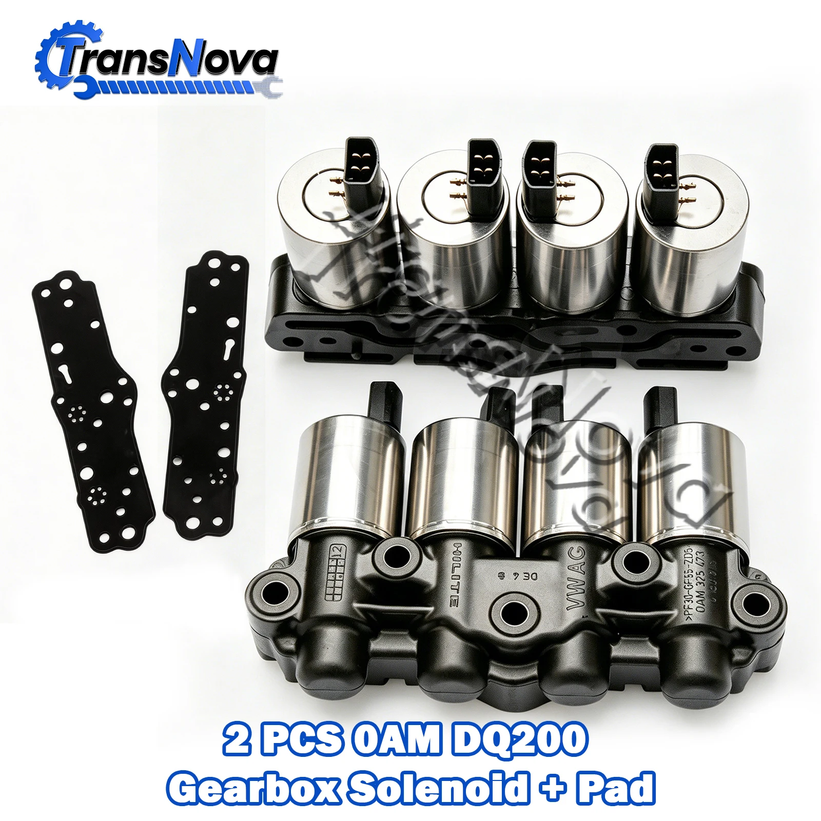 

TransNova DQ200 0AM DSG Auto Transmission Solenoid Valve Kit Gearbox 7 Speed For VW Golf 7 Tiguan Fwd Audi A1 A3 Q3 Skoda Seat