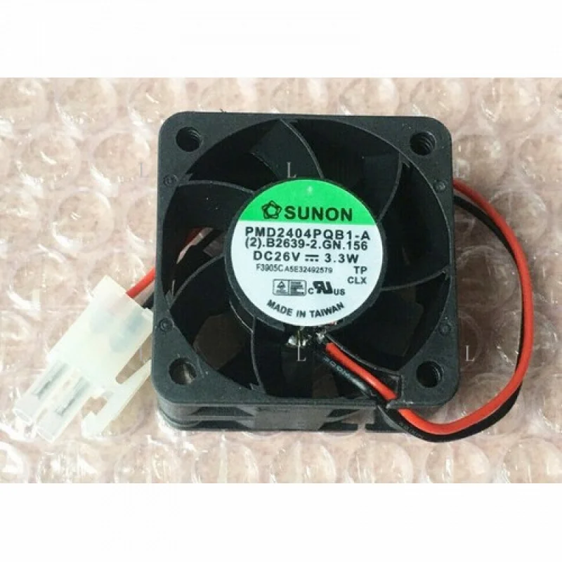 L para ventilador de refrigeração SUNON PMD2404PQB1-A 4028 DC26V 3,3 W 2 pinos [M158a]