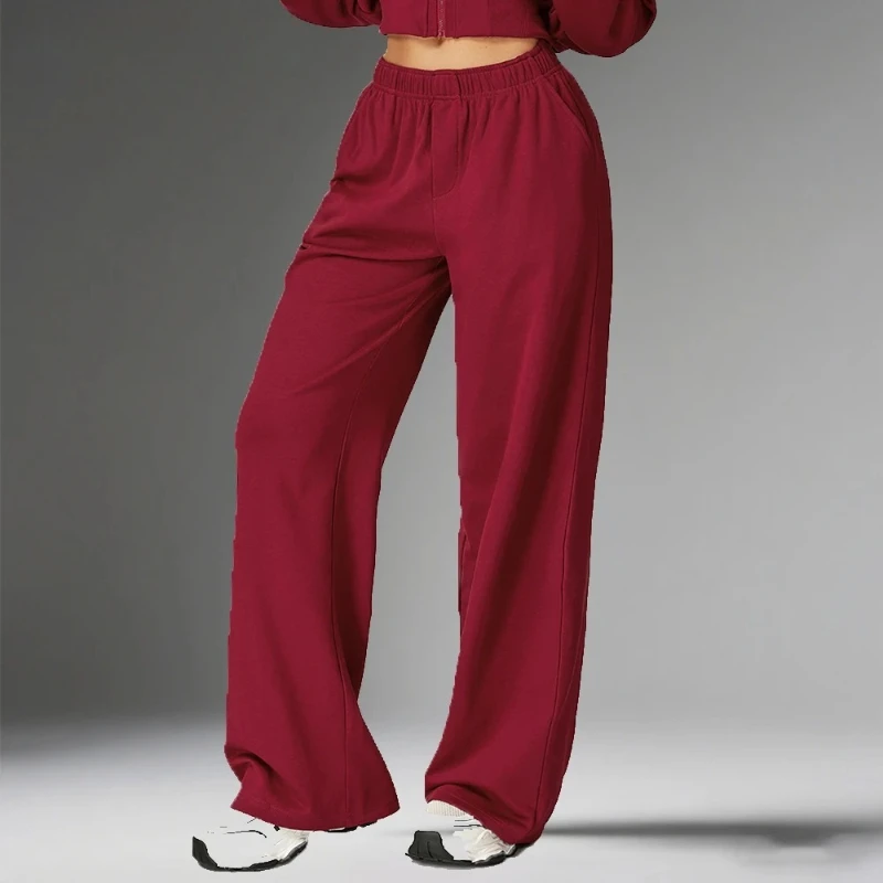 

Женские широкие расклешенные леггинсы для йоги с высокой талией, спортивные брюки для тренажерного зала и фитнеса с карманом для тренировок, бега, езды на велосипеде