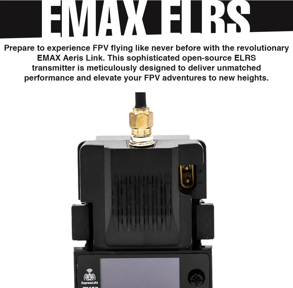 EMAX Aeris Link ELRS Micro TX Modul 2.4G 915MHz OLED-Bildschirm Kühlventilator RC Flugzeugteile Zubehör für FPV-Drohne – Detail 2