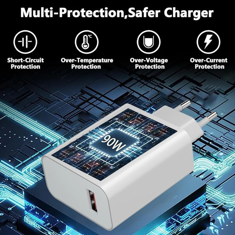 Original 90W Xiaomi Charger Turbo Fast Charger for Poco X7 Pro X6
