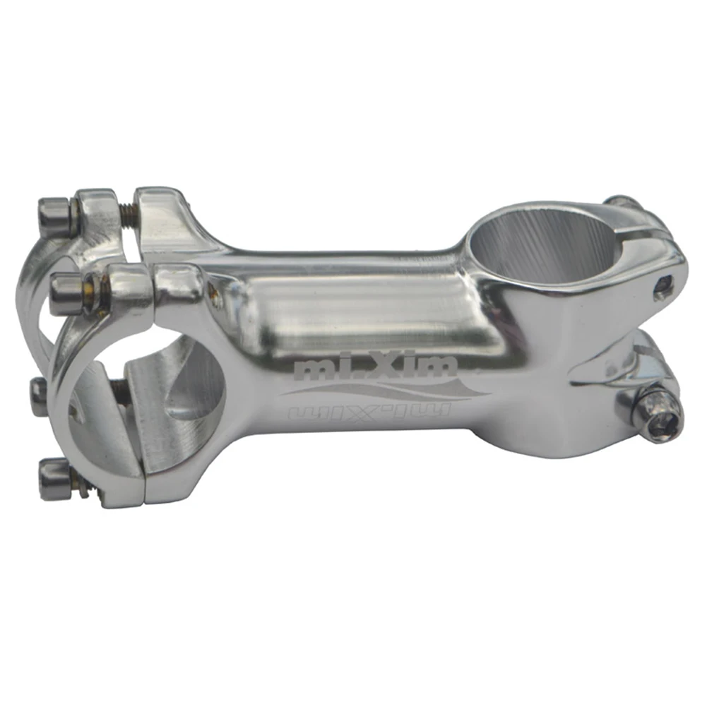 Aluminiumlegierung MTB Rennrad-Vorbau Ultraleichter Fahrradlenker-Vorbau Silber
