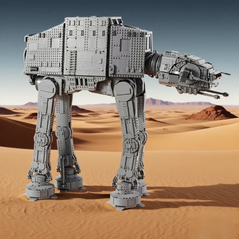 

Large Sized ATAT Combat Walker Display Model Building Blocks Bricks Toys Kids Adults Christmas Birthday Gifts