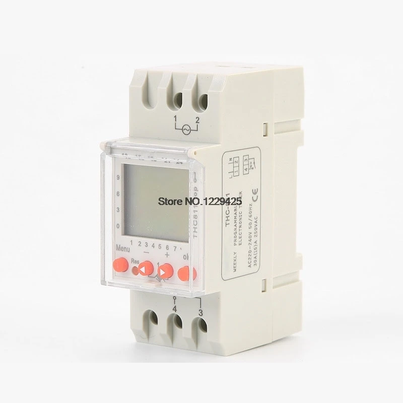 Europe Type Multifunctional Program Automatic Time Controller Digital Timer Switch