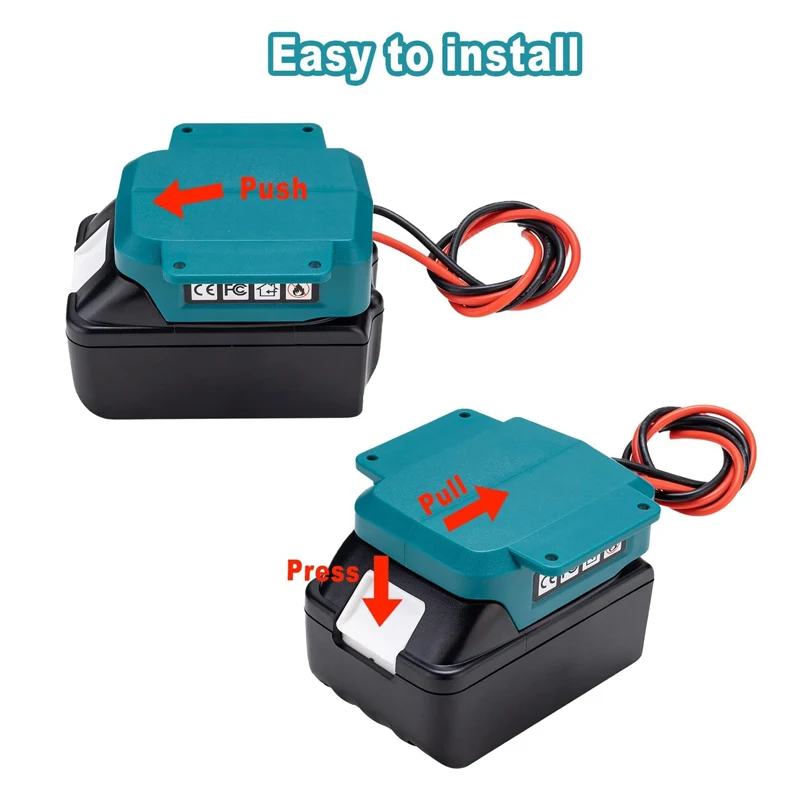Dla Makita 14.4V 18V akumulator litowo-jonowy Adapter DIY złącze kabla akumulatora Adapter wyjściowy BL1830 BL1840 BL1850 do wiertarek elektrycznych — zdjęcie produktu 5