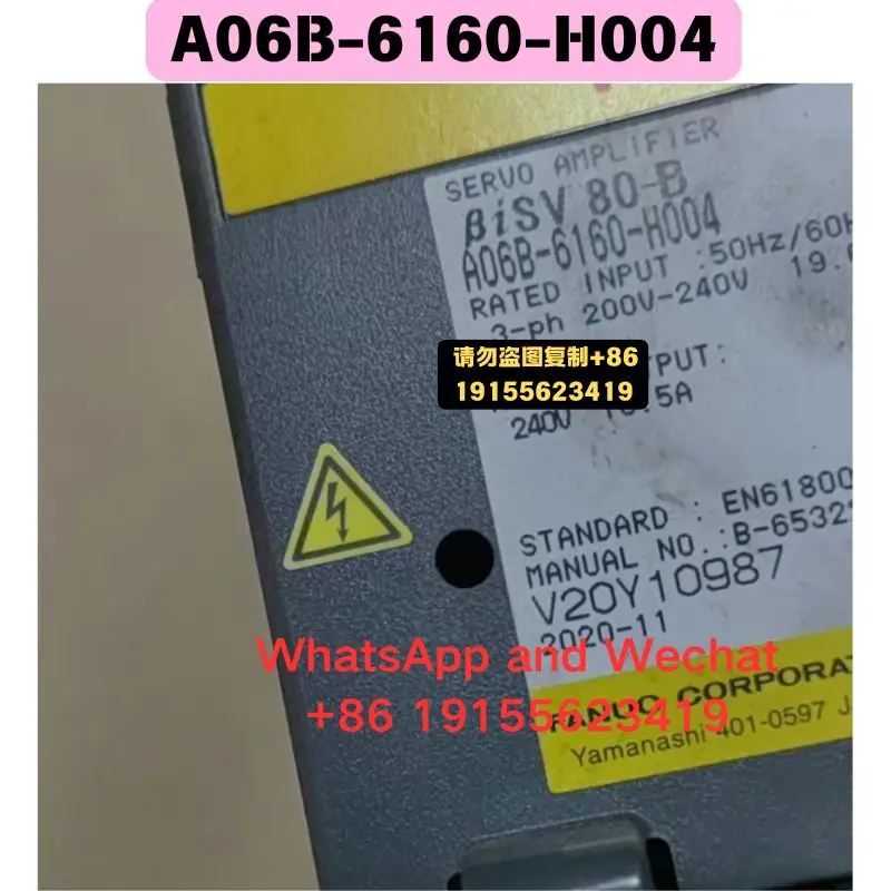 Used OEM disassembled partsA06B-6160-H004 Driver Functional test OK Quick delivery