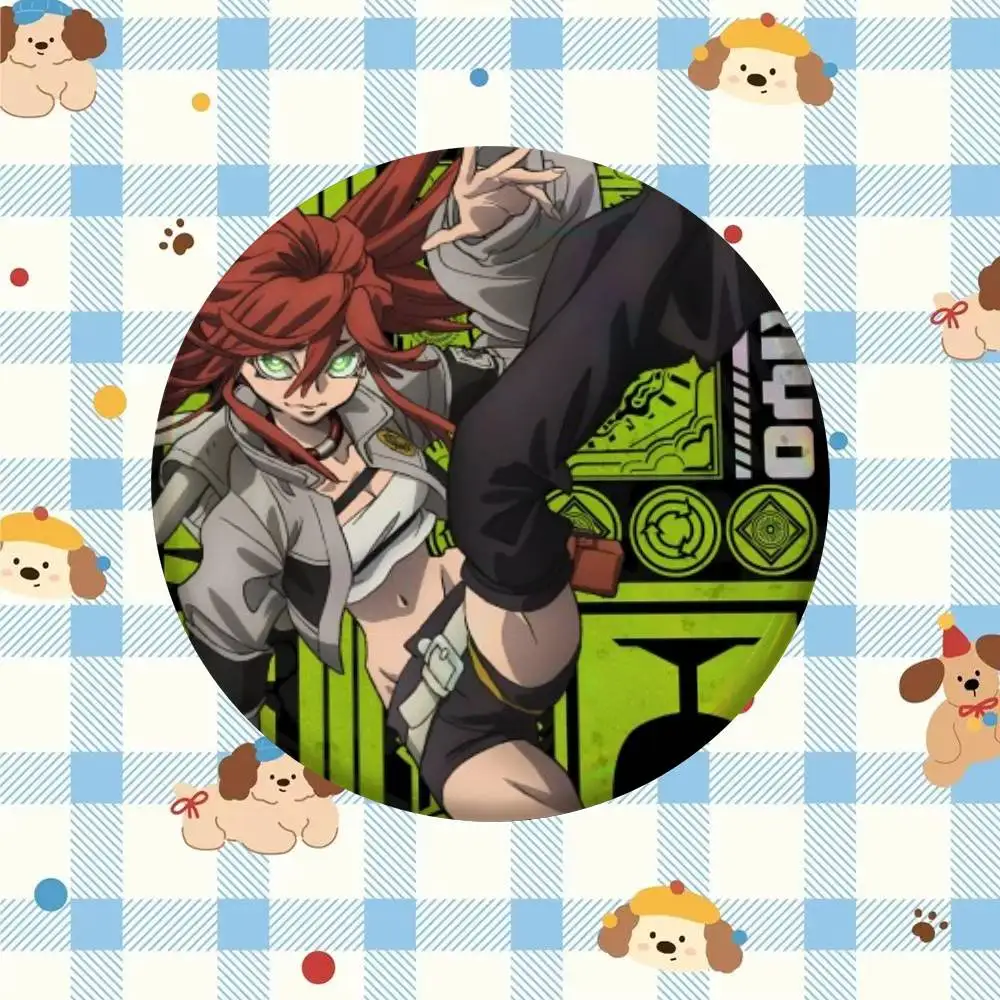 Reaper Riyou Gachiakuta Anime  Badge Tinplate Meme Round Brooch for Hat Bag Creative Lapel Jewelry Accessories Gifts