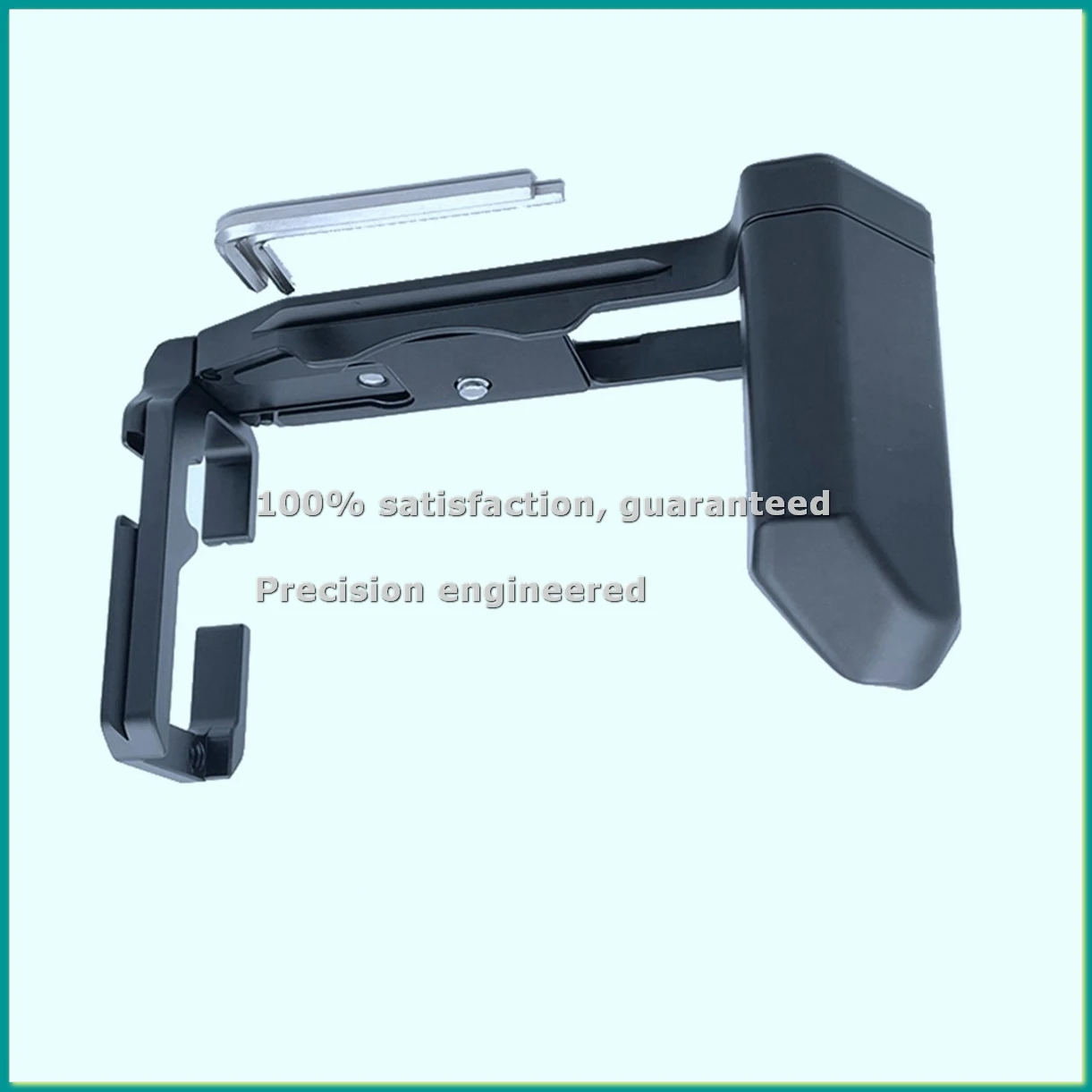 For XT5 Extended Adjustable Vertical Quick Release L Plate Holder Hand Grip Tripod Bracket Black-A14I