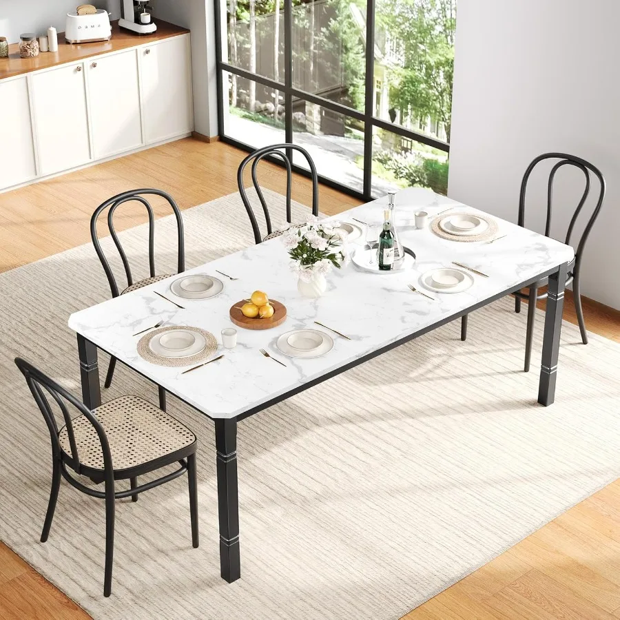 79 Large Industrial Dining Room Table for 68 People Rectangular Wood Kitchen Table Modern Farmhouse Dining Table Kitchen Dining