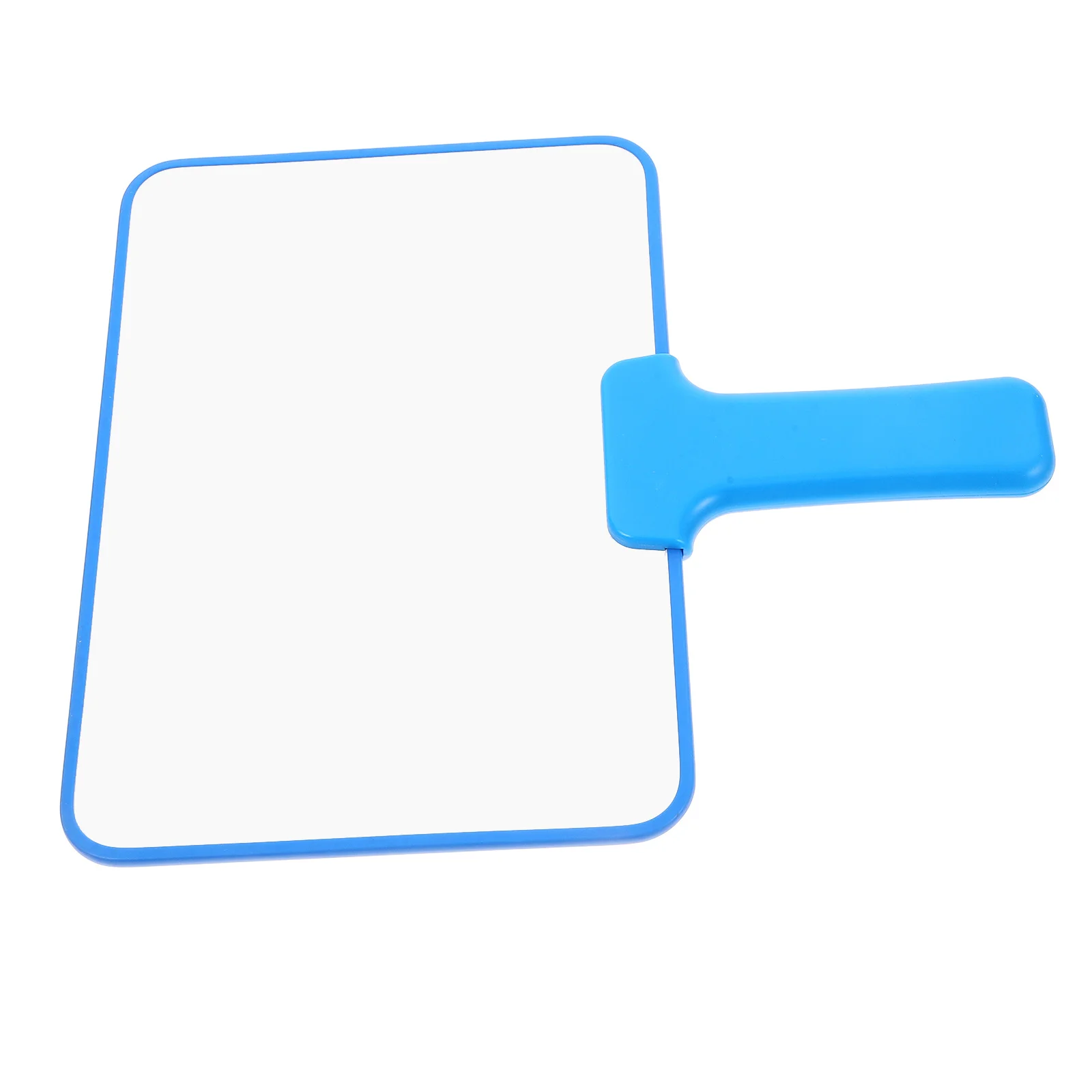 

Double Sided Magnetic Handheld Whiteboard 15x21 Cm Erasable Dry Erase Paddle for School Teaching Props Game Judging Scoreboard