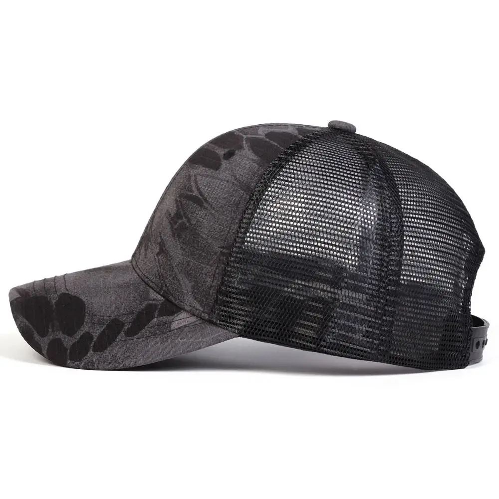 Modische Baseball-Netzkappen, verstellbare Mesh-Schirmmütze, einfache Baseballmützen für Männer und Frauen, Unisex – Detail 7