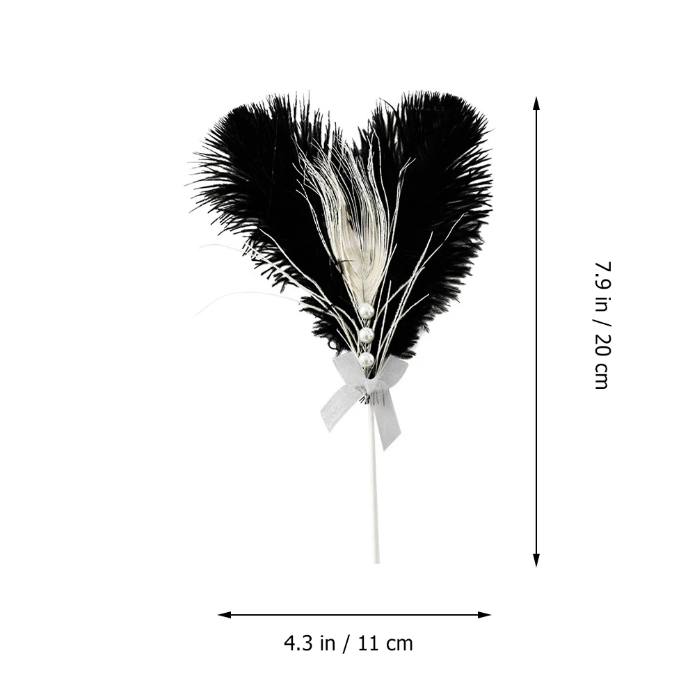 

2pcs Cake Topper Birthday Party Decoration Cake Topper Ornament Creative Eco-Friendly Fine Material Safe Environmentally