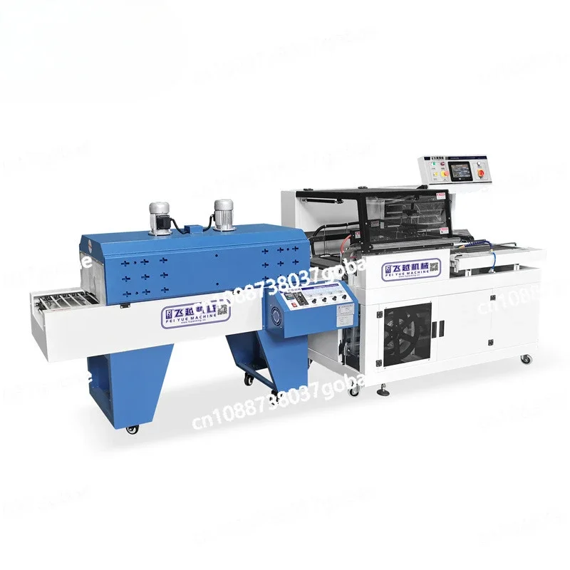 Sealing, cutting and shrinking machine Automatic heat shrinkage packaging  Plastic sealing