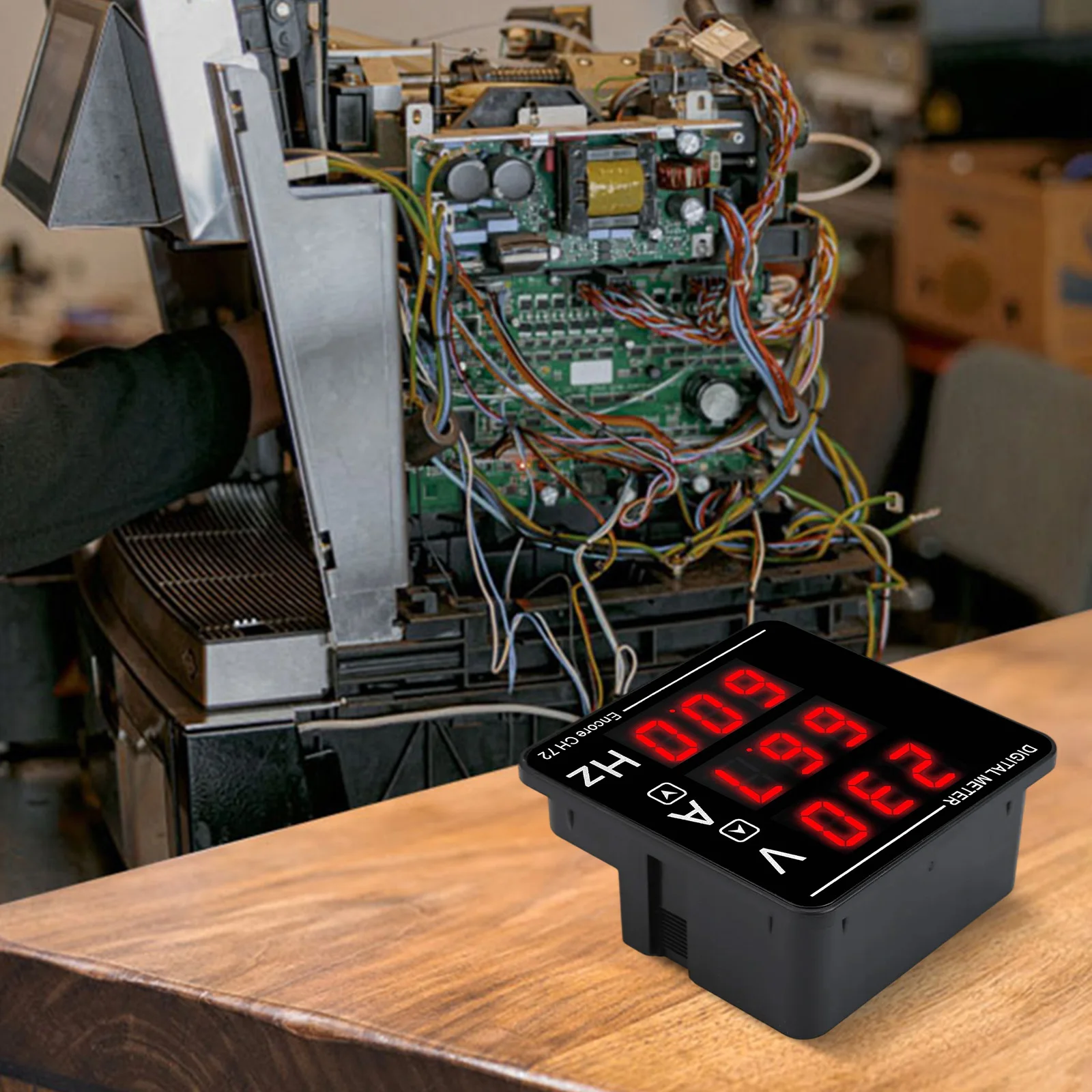 

120A Ammeter Digital Voltmeter Size 72*72*32mm Precise Current Converter Temperature Range -20 85 C For AC Network