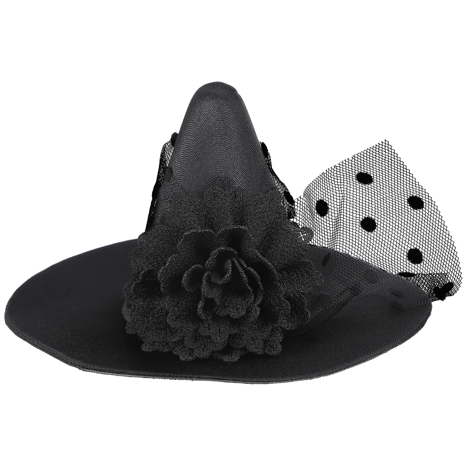 

Miniature Witch Halloween Lightweight Cloth Party Decor Kids Costume Accessory Masquerade Witch Hat Small Cosplay Wizard