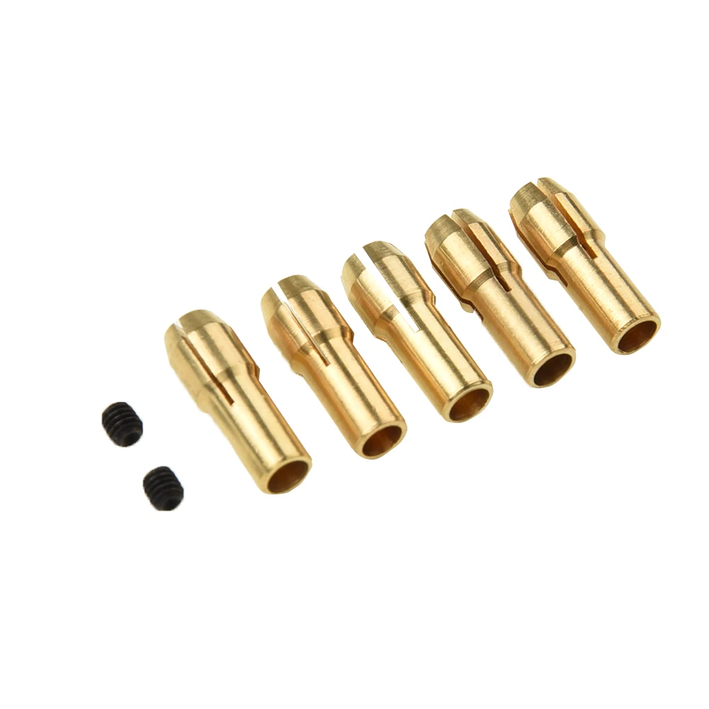 

8Pcs Drill Chuck 0.5-3mm Electric Drill Bit Folder Copper Cap Kit Collet Mini Drilling For Power Tools Fast Shipping