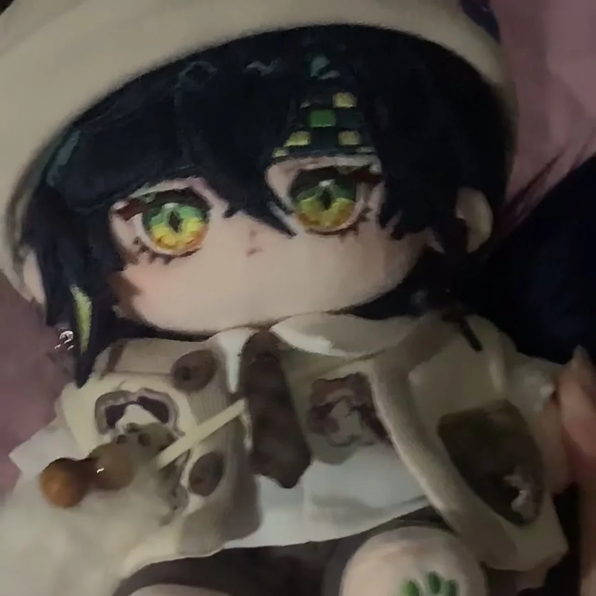 Anime Genshin Impact Kinich 20cm Monster Ear TailHandsome Boy Soft Plush Doll Body Dress Up Stuffed Toys Dolls Figures Xmas Gift
