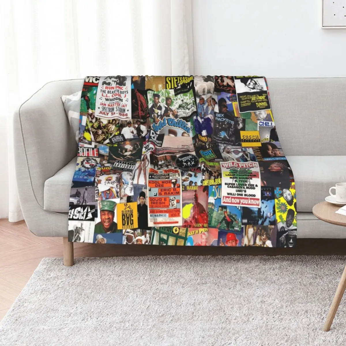 

Old School Hip Hop Throw Blanket bed plaid Cute Plaid Soft Beds For Sofa Thin Blankets