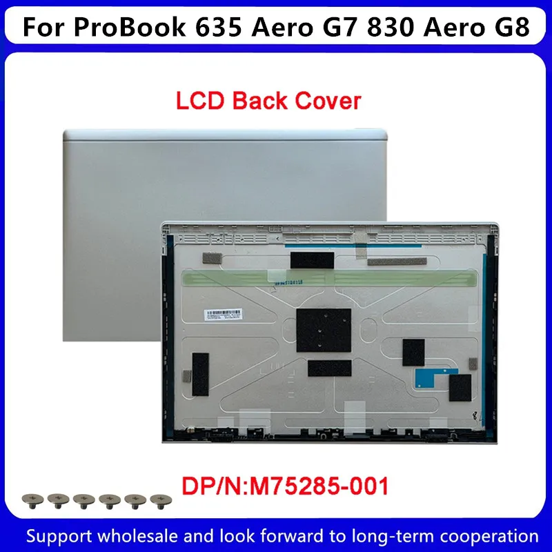 Tampa traseira LCD para HP ProBook, novo, M30655-001, M75285-001, 635 Aero G7 830 Aero G8 6070B18401