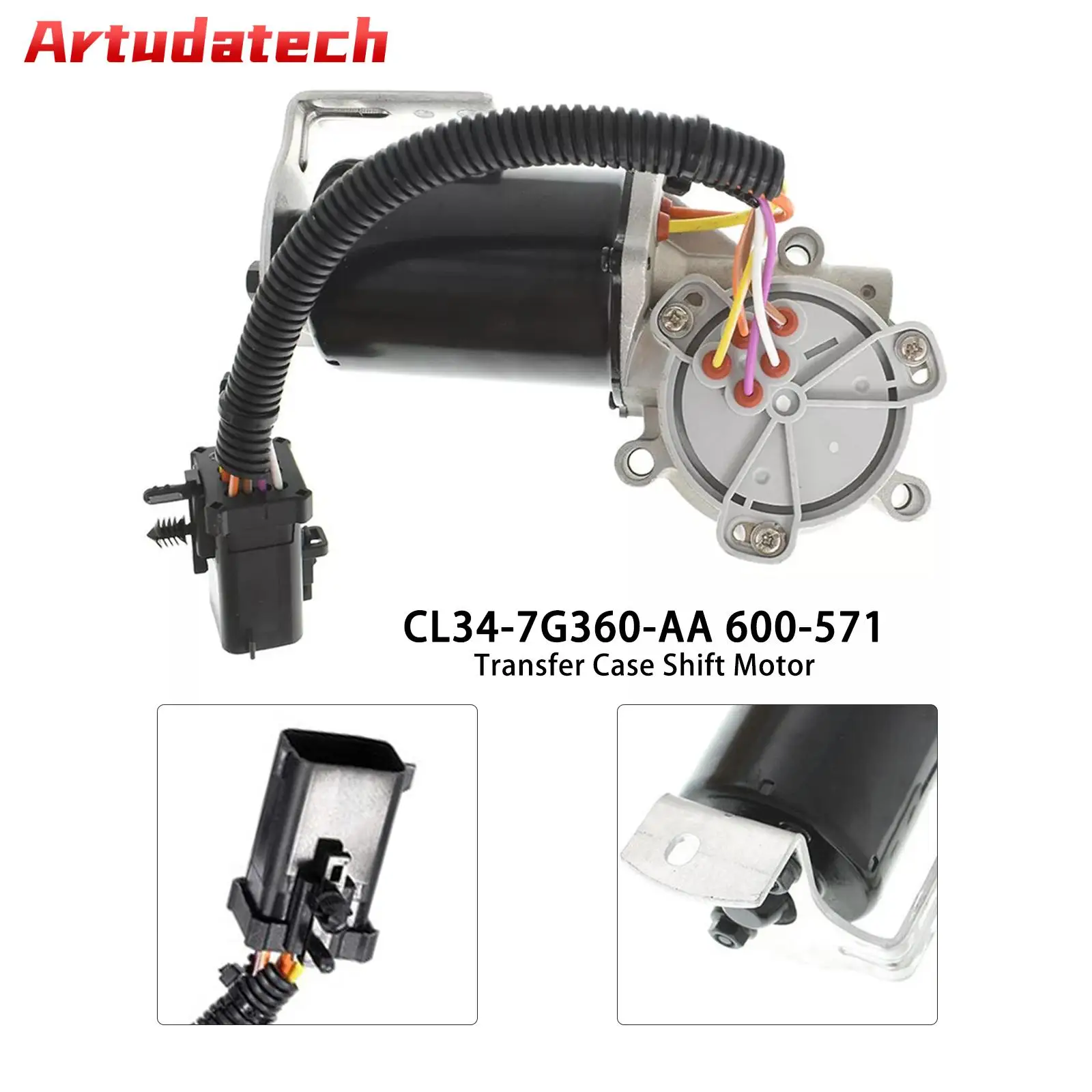 

Artudatech Transfer Case Shift Actuator Motor for Ford F150 Expedition CL34-7G360-AA 4WD Car Accessories