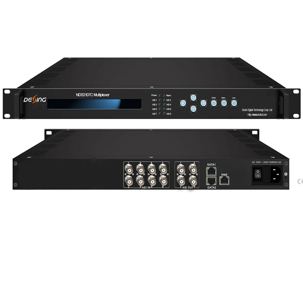 

Digital TV Broadcast Front End System Asi to Ip Catv DTV Multiplexer Ts Multiplexer Ip to Asi Converter