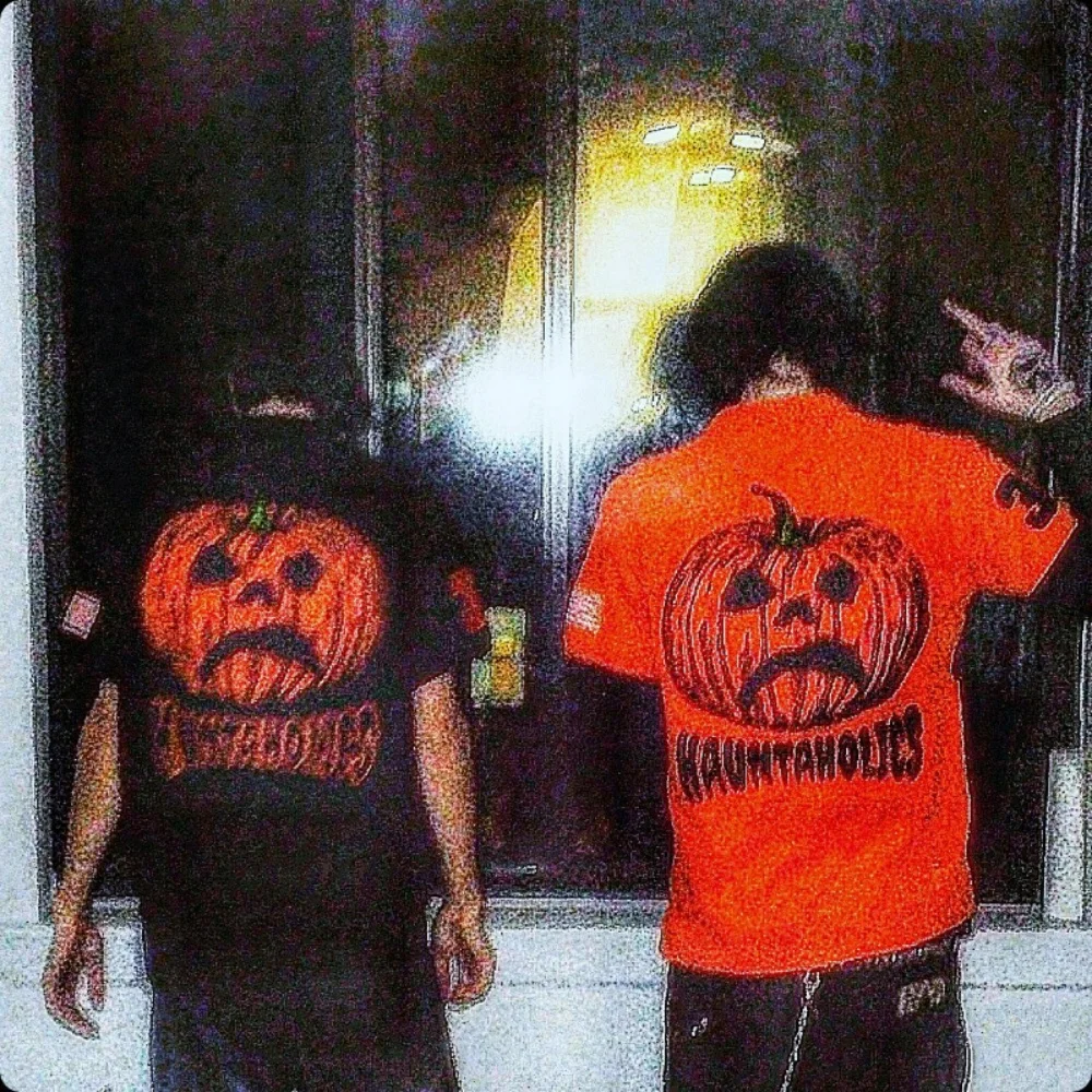 

Рубашка-поло Y2k с привидениями, рубашка-поло на Хэллоуин, рубашки поло для мужчин, футболка большого размера с надписью, модные бейсбольные мужские футболки-поло