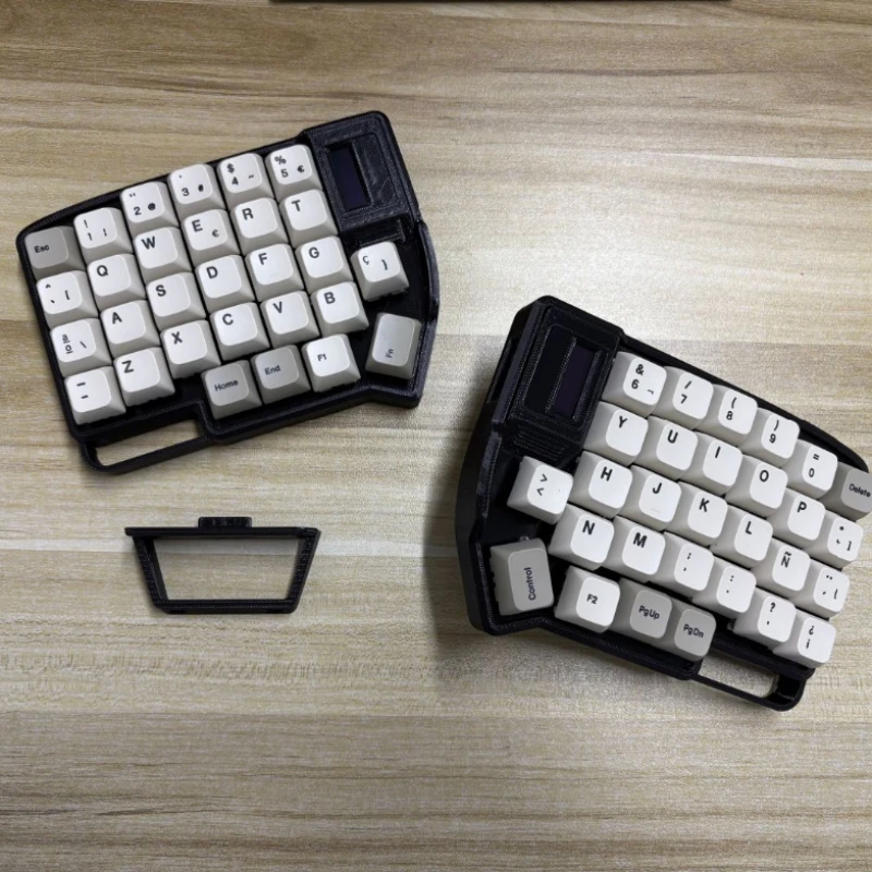 Lily58 Bluetooth Split Keyboard Kit Customized Dual Mode Wired Hot-swapping ZMK Ergonomics E-sports Gaming Office Keyboard DIY