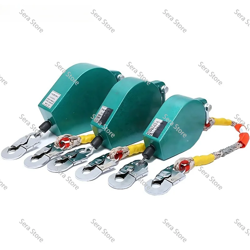 Self Retracting Lifeline 661lbs Fall Arrester Fall Protection Retractable Lanyard Safety Device for Connect The Safety Harness