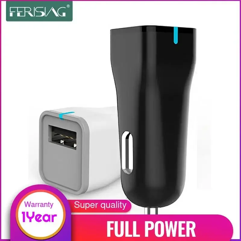 

FERISING Car Charger 12V/1.5A Quick Charge 2.0 Car-Charger Fast USB Mobile Phone Charger For Samsung/Xiaomi/Huawei/iPhone/LG etc