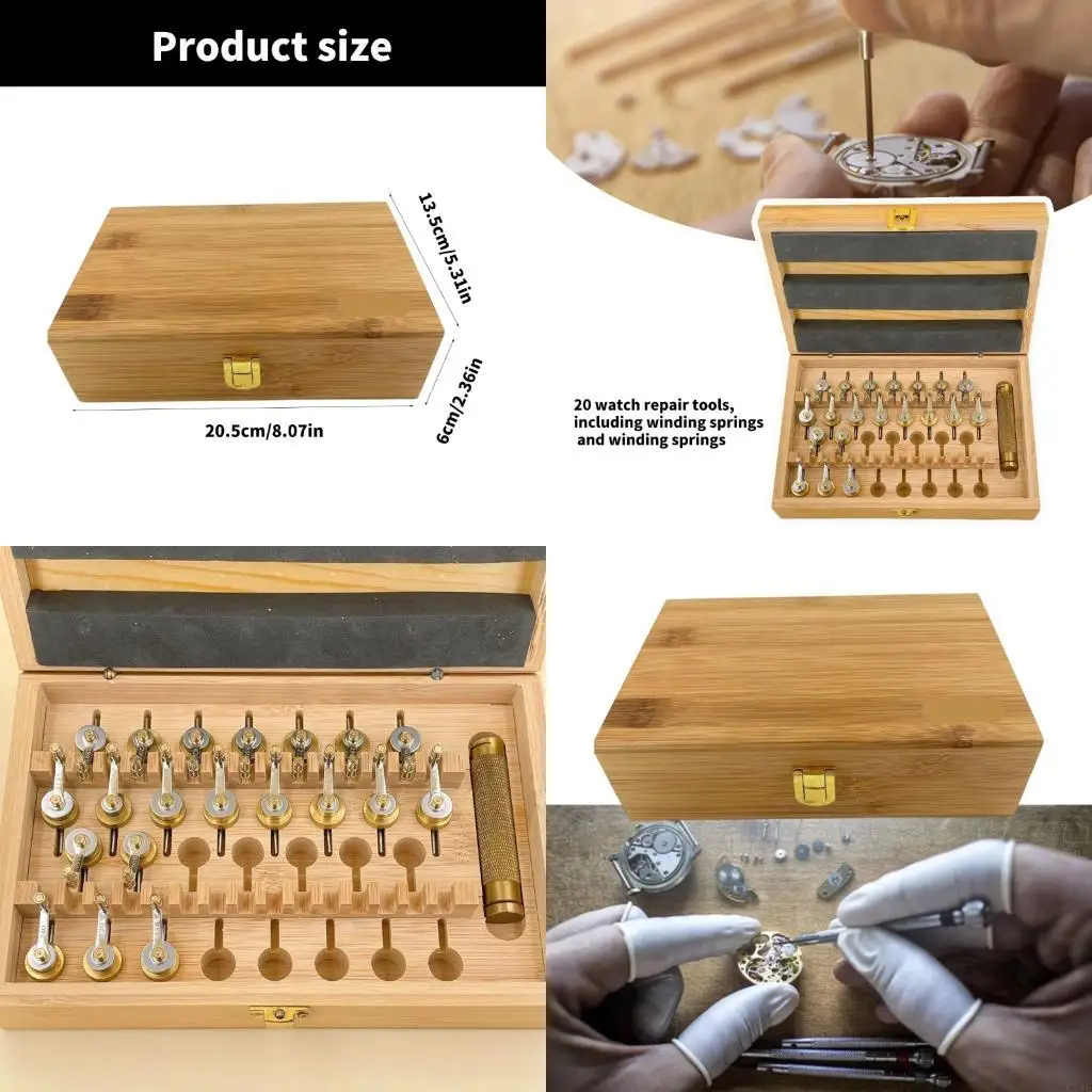 20-types-calibers-watch-mainspring-winder-barrels-set-corrosion-resistant-tool-professional-horology-maintenance-kits
